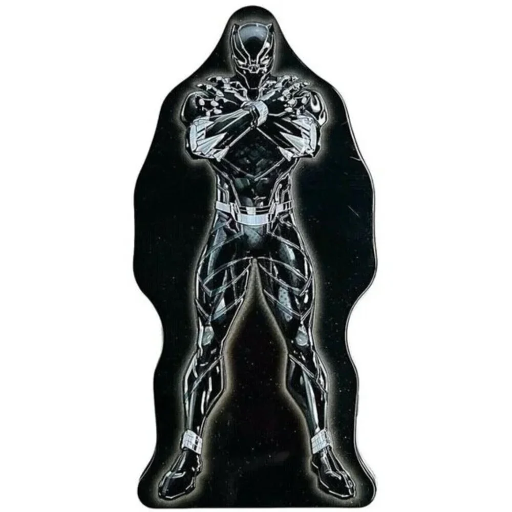 Tin Box Company Marvel Black Panther Character Shaped Tin Pencil Box